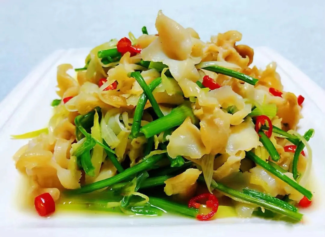 【蔥爆海螺片】做法|味道鮮美，營養充足，快試試動手制作吧
